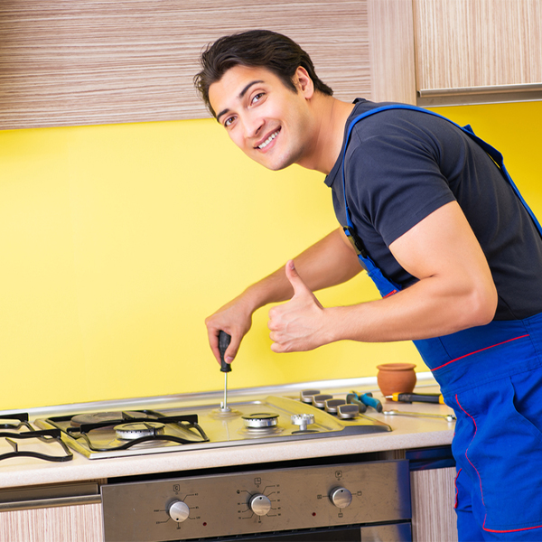 can you provide references from satisfied stove repair customers in Dunreith Indiana